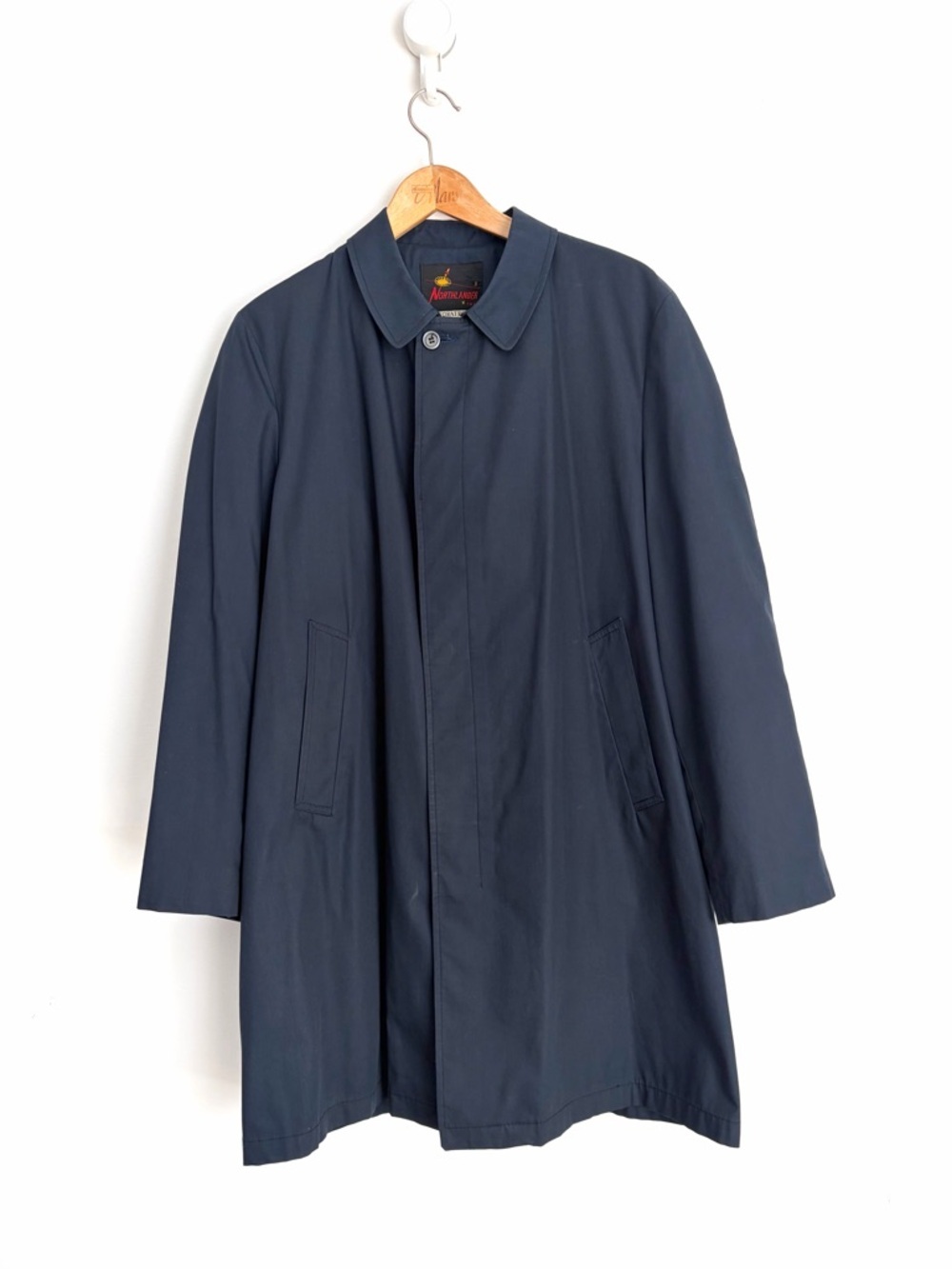 Vintage 1960s Northlander Koratron Mac Raincoat - Space Age - Men’s L